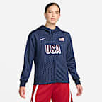 Chamarra de básquetbol Nike Dri-FIT ADV Game para mujer USA
