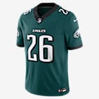 Jersey Nike Dri-FIT de la NFL Limited para hombre Saquon Barkley Philadelphia Eagles - Verde/Negro