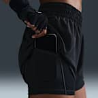Shorts Dri-FIT 2 en 1 para mujer Nike One
