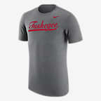 Tuskegee Men's Nike College T-Shirt - Dark Grey Heather