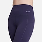 Nike Universa Women's High-Waisted 7/8 Leggings with No Front Seam