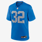 Brian Branch Detroit Lions Men's Nike NFL Game Football Jersey - Blue