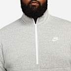 Nike Sportswear Club Men's Brushed-Back 1/2-Zip Pullover