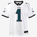 Jalen Hurts Philadelphia Eagles Big Kids' Nike Dri-FIT NFL Football Jersey - White