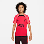 Liverpool FC Strike 大童 Nike Dri-FIT 短袖足球上衣
