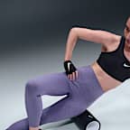 Nike Universa Women's High-Waisted 7/8 Leggings with No Front Seam