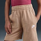 Nike Sportswear Club Fleece Big Kids' French Terry Shorts