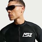 나이키 스윔 하이드로가드 남성 긴팔 지퍼 탑