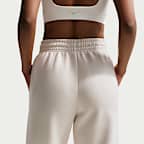 Nike Sportswear Phoenix Fleece Women's High-Waisted Wide-Leg Logo Trousers