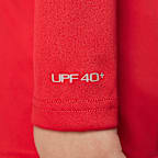 Playera de manga larga para niño talla pequeña Nike Swim Hydroguard Essential