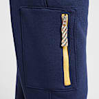 Pants de tejido Fleece para niños talla pequeña Nike Sportswear Powder Play