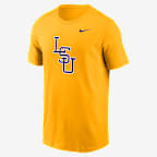 LSU Tigers Baseball Logo Men's Nike College T-Shirt - Gold