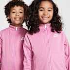Nike Dri-FIT Conjunto de 2 piezas con cinta con logotipos de cierre completo para niños talla pequeña