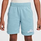Shorts de French Terry para niños talla grande Nike Sportswear Club