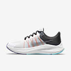 White/Black/Dark Smoke Grey/Metallic Silver