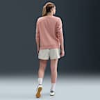 Nike Sportswear Chill Poplin ruimvallende gestreepte damesshorts met halfhoge taille