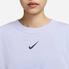 เสื้อแขนสั้นผ้าเฟรนช์เทรีผู้หญิง Nike Sportswear City Utility