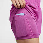 Nike Dri-FIT One Women's Mid-rise 8cm (approx.) 2-in-1 Shorts