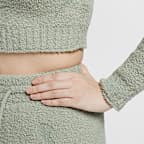 ナイキ スポーツウェア フェニックス コージー ブークレ ウィメンズ タイト ロングスリーブ ニット トップ