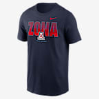 Playera universitaria Nike para hombre Arizona Wildcats Campus Local - Azul marino