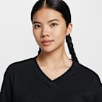 Nike Women's V-Neck Long-Sleeve Golf Top