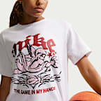 Playera de cuello redondo de manga corta para mujer Nike Sportswear