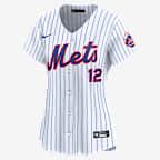 Francisco Lindor New York Mets Women's Nike Dri-FIT MLB Limited Jersey - White