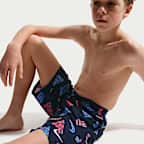 Nike Swim Breaker Big Kids' (Boys') 7" Brief-Lined Volley Short