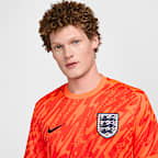 England (Women's Team) 2024/25 Stadium Goalkeeper Men's Nike Dri-FIT Football Replica Short-Sleeve Shirt