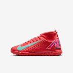 Nike Jr. Mercurial Superfly 10 Club Little/Big Kids' TF High-Top Soccer Shoes