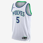 Jersey Nike Dri-FIT Swingman de la NBA para hombre Minnesota Timberwolves Association Edition - Blanco