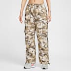 Nike Sportswear Women's Mid-Rise Oversized Camo Cargo Pants