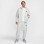 Sudadera con gorro de tejido Fleece y cierre completo para hombre Nike Air 