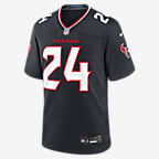 Derek Stingley Jr. Houston Texans Men's Nike NFL Game Football Jersey - Navy