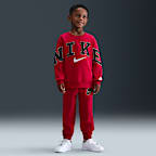 Nike Club Little Kids' Chenille Fleece Crew