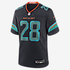 De’Von Achane Miami Dolphins Rivalries Collection Men’s Nike NFL Game Jersey - Navy