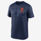 Detroit Tigers Knockout Team Legend Men's Nike Dri-FIT MLB T-Shirt - Navy