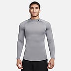 Nike Pro Men's Dri-FIT Fitness Mock-Neck Long-Sleeve Top