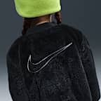 Nike Toddler Faux Fur Bomber Jacket