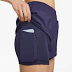 Nike Dri-FIT One Women's Mid-rise 8cm (approx.) 2-in-1 Shorts