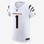 Ja'Marr Chase Cincinnati Bengals Men's Nike Dri-FIT NFL Elite Football Jersey - White