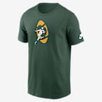 Playera Nike de la NFL para hombre Green Bay Packers Rewind Logo Essential - Verde