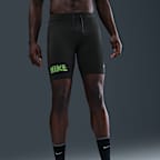 Nike Fast Men's Dri-FIT 1/2-Length Running Tights