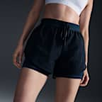 ナイキ ランニング ディビジョン ウィメンズ Dri-FIT ミッドライズ 8cm 2イン1 ランニングショートパンツ