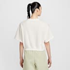 Nike Sportswear Women's French Terry Short-Sleeve Cropped Top
