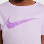 Conjunto de dos piezas de scooter de malla Swoosh Motion infantil Nike Dri-FIT