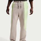 Nike Tech Men's Colour-Block Open-Hem Fleece Trousers