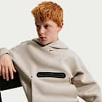 Nike Sportswear Tech Fleece Older Kids' (Boys') Oversized Pullover Hoodie