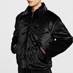 ナイキ スポーツウェア エッセンシャル ウィメンズ ルーズ プリント フェイクファー ジャケット