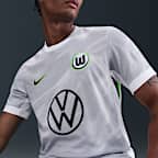 Segunda equipación Stadium VfL Wolfsburgo 2025/2026 Camiseta de manga corta de fútbol Replica Nike Dri-FIT - Hombre